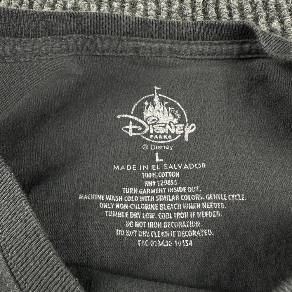 Disney Parks Haunted Mansion Long Sleeve Shirt Mens L Glow In Dark Ghosts Gray - Picture 4 of 8